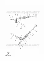 SOUPAPE pour Yamaha MW125 de 2014