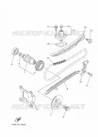 ARBRE A CAMES / CHAINE DE DISTRIBUTION pour Yamaha MW125A de 2015