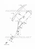 ECHAPPEMENT pour Yamaha MW125A de 2015