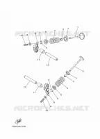 SOUPAPE pour Yamaha MW125A de 2015