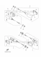 CLIGNOTANT 2 pour Yamaha YBR125E de 2011