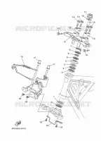 DIRECTION pour Yamaha YBR125E de 2011