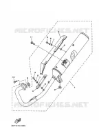 ECHAPPEMENT pour Yamaha YBR125E de 2011
