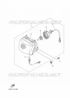 PHARE  pour Yamaha YBR125E de 2011