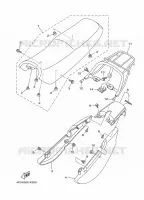 SELLE pour Yamaha YBR125E de 2011