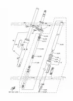 FOURCHE 2 pour Yamaha YBR125E de 2011