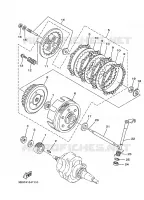 EMBRAYAGE DE DEMARREUR pour Yamaha YBR 125 de 2010