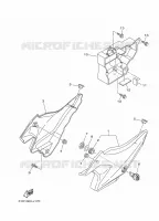 COUVERCLE LATERAL pour Yamaha YBR 125 de 2010