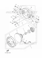 PHARE  pour Yamaha YBR 125 de 2010