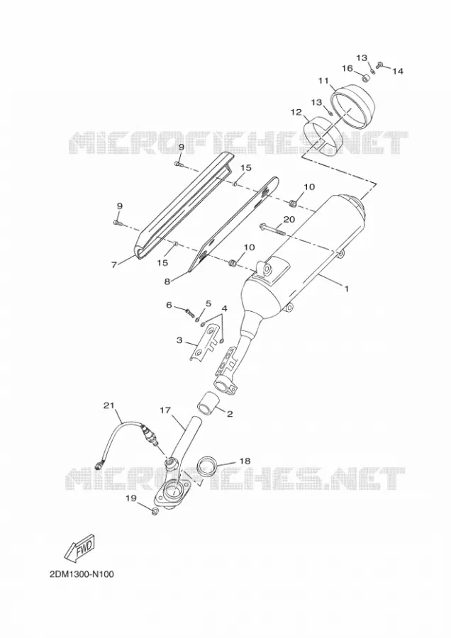ECHAPPEMENT Yamaha SCOOTER 125 2016 XMAX  YP125R