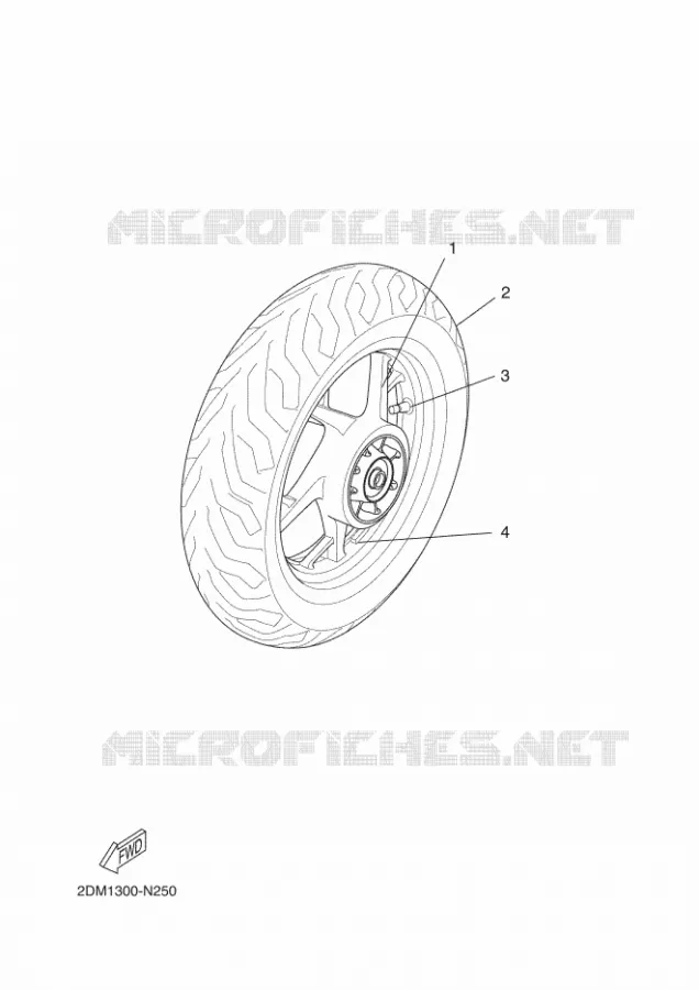 ROUE ARRIERE Yamaha SCOOTER 125 2015 XMAX MOMODESIGN  YP125R