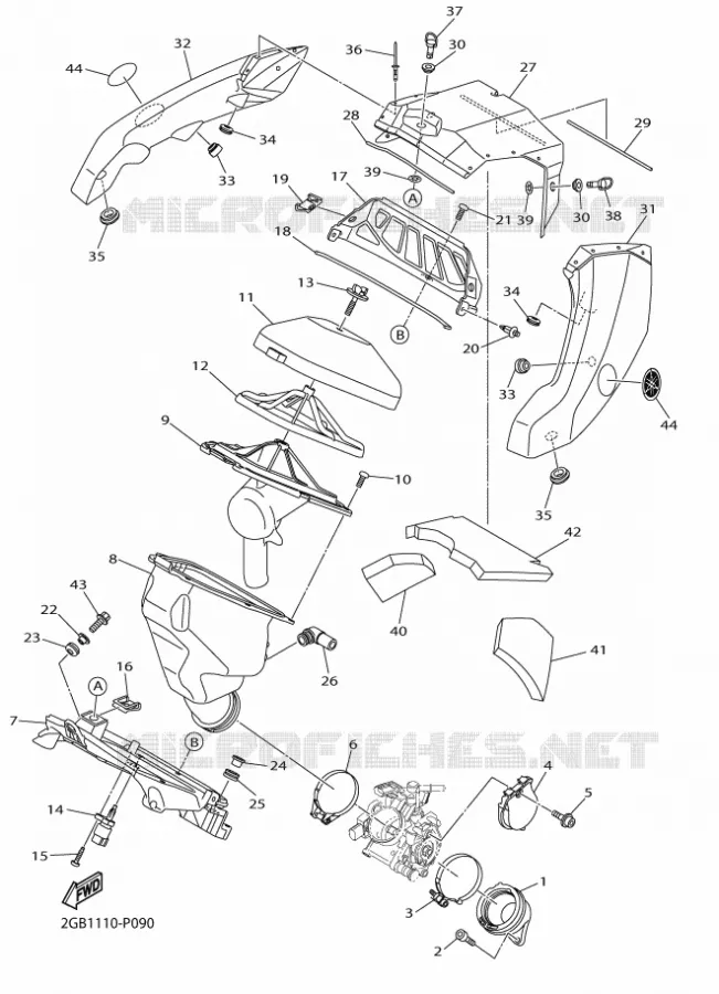 ADMISSION Yamaha MOTO 250 2015 WRF  WR250F