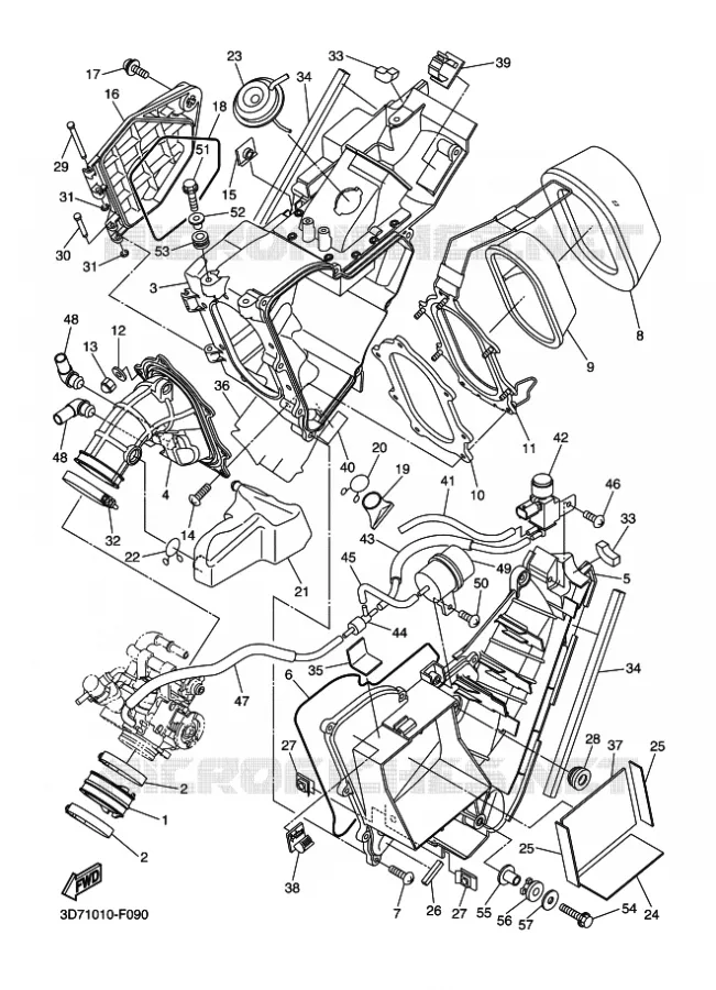 ADMISSION Yamaha MOTO 250 2015 WR-R  WR250R