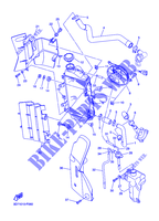 RADIATEUR / DURITES pour Yamaha WR250R de 2014