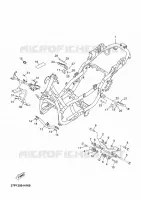 CADRE pour Yamaha YP250R de 2010