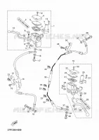 MAITRE CYLINDRE DE FREIN AVANT pour Yamaha YP250R de 2010