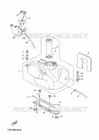 RESERVOIR A ESSENCE pour Yamaha YP250R de 2010