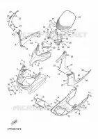 PARE BRISE pour Yamaha YP250R de 2010