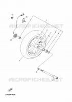 ROUE AVANT pour Yamaha YP250R de 2010