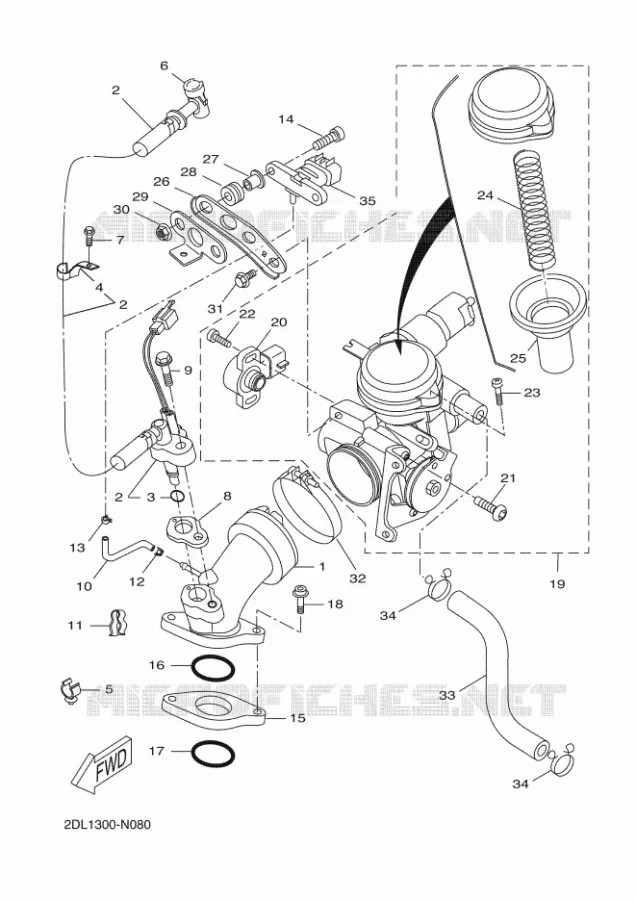 ADMISSION Yamaha SCOOTER 250 2016 XMAX  YP250R