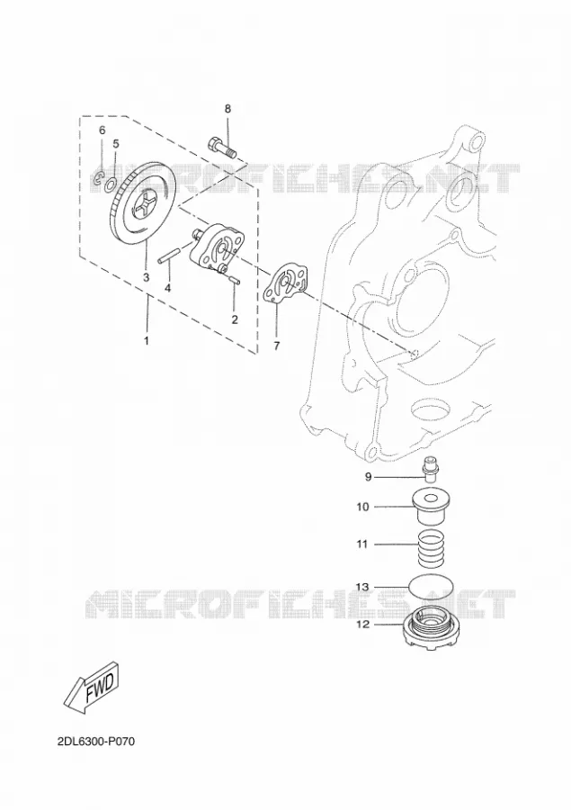 POMPE A HUILE Yamaha SCOOTER 250 2016 XMAX  YP250RA