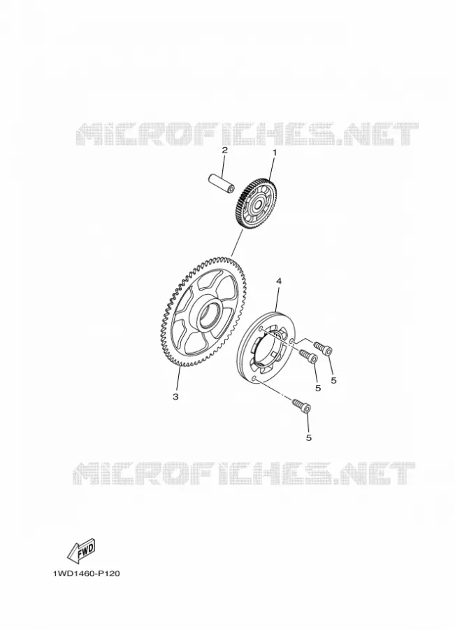 EMBRAYAGE DE DEMARREUR Yamaha MOTO 300 2015 R3 ABS  YZF-R3A