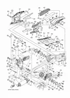 BRAS OSCILLANT / AMORTISSEUR pour Yamaha XP500A de 2015