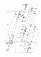 FOURCHE pour Yamaha XP500A de 2015
