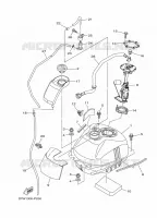 RESERVOIR A ESSENCE pour Yamaha XP500A de 2015