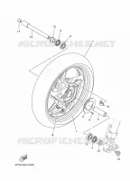 ROUE AVANT pour Yamaha XP500A de 2015