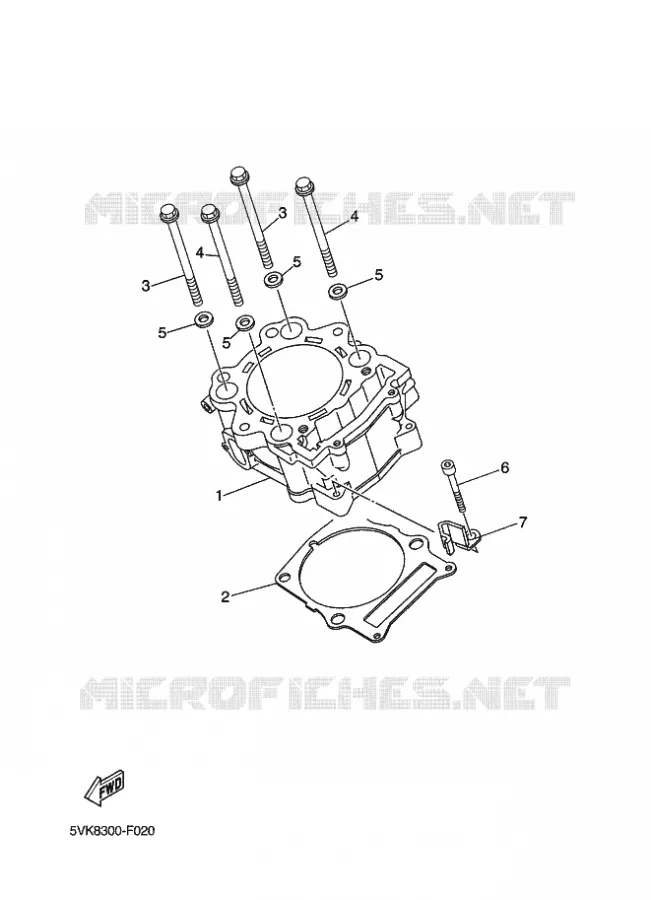 CYLINDRE Yamaha MOTO 660 2010 XTR  XT660R