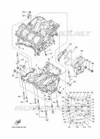CARTER MOTEUR pour Yamaha MT09 de 2015