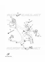 COMMODO / LEVIER pour Yamaha MT-09 TRACER ABS de 2015
