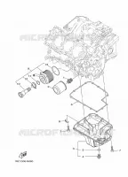 FILTRE A HUILE pour Yamaha MT-09 TRACER ABS de 2015