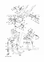 SUPPORT / REPOSE PIEDS pour Yamaha MT-09 TRACER ABS de 2015