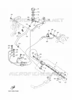 MAITRE CYLINDRE DE FREIN ARRIERE pour Yamaha MT-09 TRACER ABS de 2015