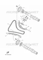 ARBRE A CAMES / CHAINE DE DISTRIBUTION pour Yamaha MT-09 TRACER ABS de 2015