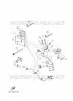 COMMODO / LEVIER pour Yamaha MT-09 TRACER ABS de 2015