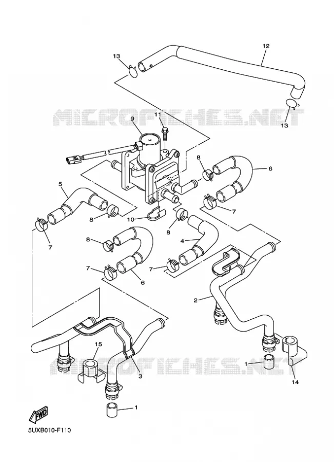 SYSTÈME D'ADMISSION D'AIR AIS Yamaha MOTO 1300 2015 XJR  XJR1300C