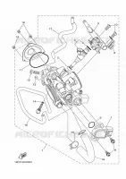 BOITIER PAPILLON INJECTION pour Yamaha YFZ R 450 de 2010