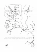 MAITRE CYLINDRE DE FREIN AVANT pour Yamaha YFZ R 450 de 2010