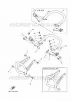 PARE CHOCS pour Yamaha YFZ R 450 de 2010