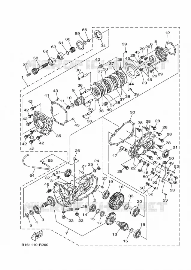 CARDAN / COUPLE CONIQUE Yamaha QUAD 700 2016 KODIAK  YFM700FWBDYFM70KPXGKODIAK 700 EPS