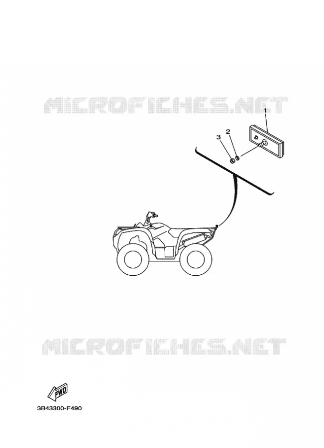 PARTIE ELECTRIQUE 2 Yamaha QUAD 700 2015 GRIZZLY  YFM700FWADYFM700PSFGRIZZLY EPS SE