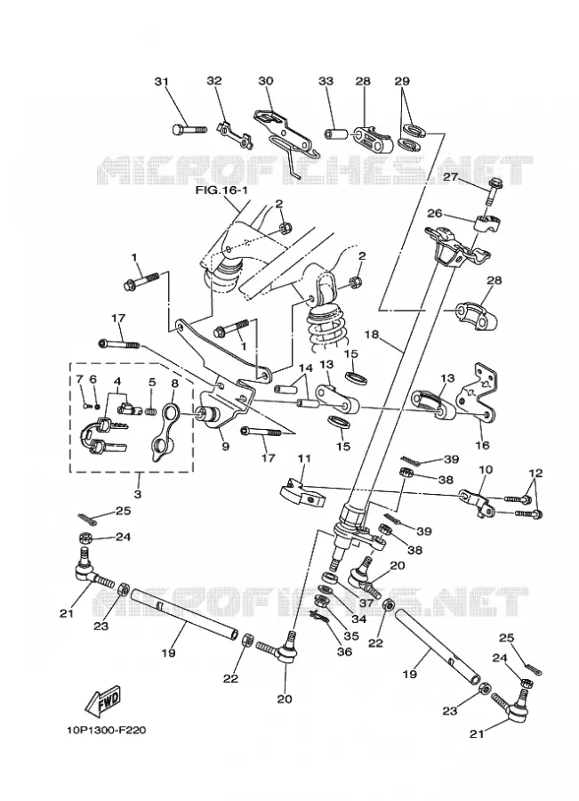 DIRECTION Yamaha QUAD 350 2007 RAPTOR  YFM350R