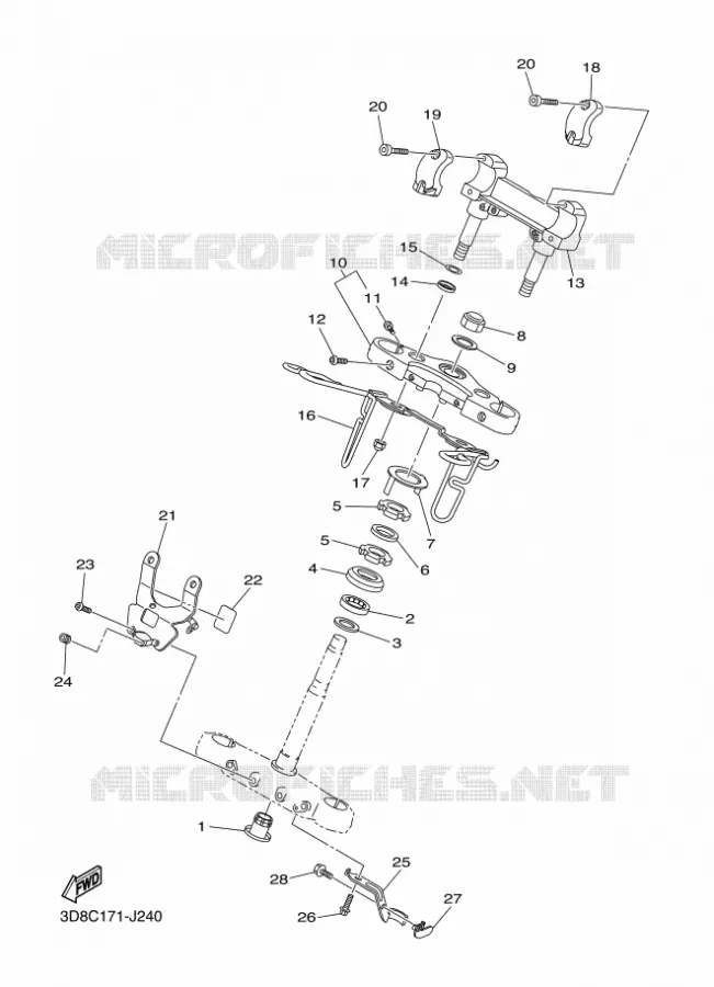 DIRECTION Yamaha MOTO 1300 2014 MIDNIGHT STAR  XVS1300A