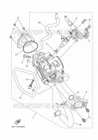 BOITIER PAPILLON INJECTION pour Yamaha YFZ450R de 2009