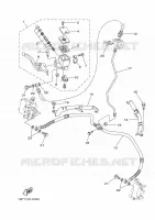MAITRE CYLINDRE DE FREIN AVANT pour Yamaha YFZ450R de 2009