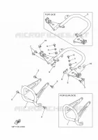 PARE CHOCS pour Yamaha YFZ450R de 2009