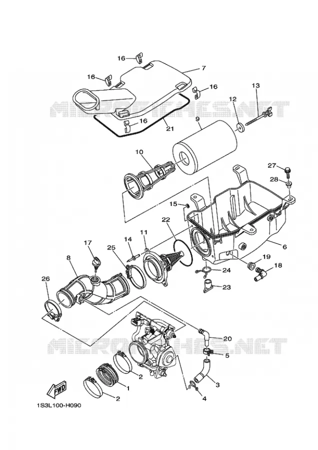 ADMISSION Yamaha QUAD 700 2010 RAPTOR  YFM700R